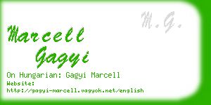 marcell gagyi business card